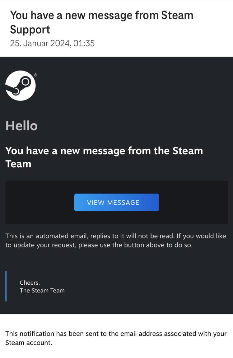 Wired Mail from Steam : r/Steam