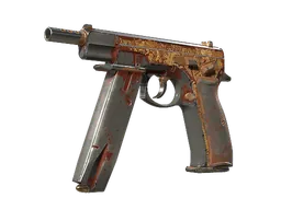 Souvenir CZ75-Auto | Honey Paisley (Battle-Scarred)