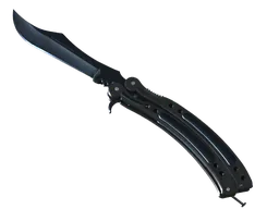 ★ StatTrak™ Butterfly Knife | Blue Steel (Factory New)