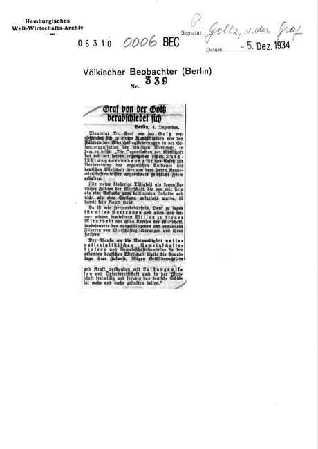 Vollständiges Archivblatt: Völkischer Beobachter (Berlin), 5. Dezember 1934, Dokument 00006
